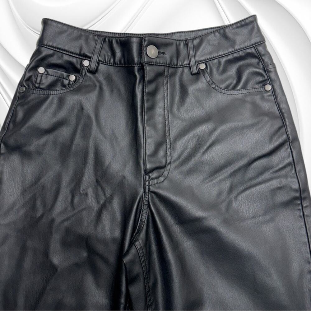 ZARA Women’s 2 Black Faux Leather Pants